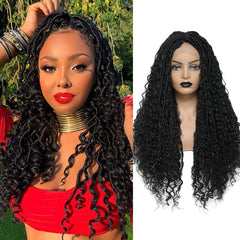 Synthetic Crochet Lock's Lace front Wig