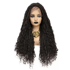 Synthetic Crochet Lock's Lace front Wig