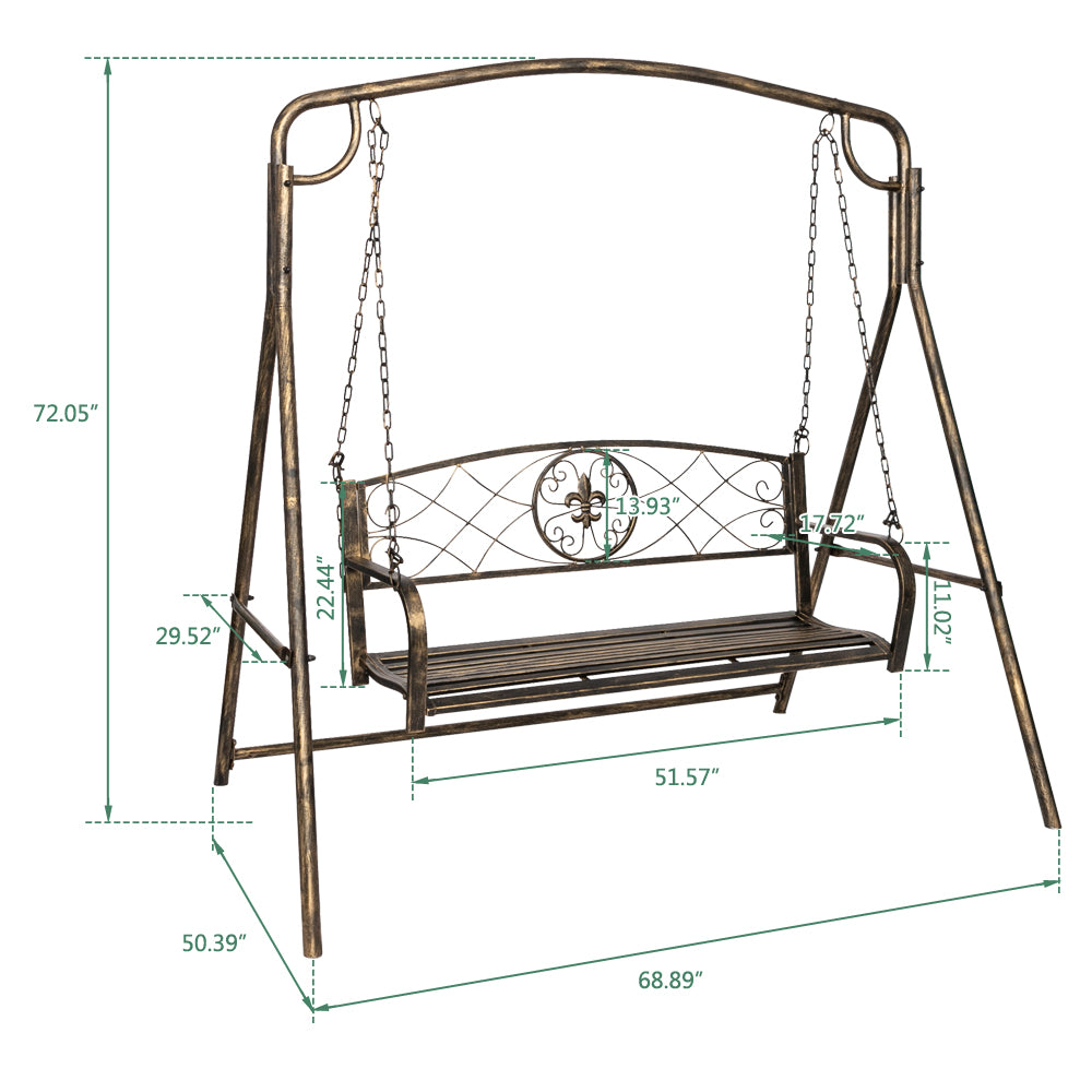 Double Seat Porch Swing