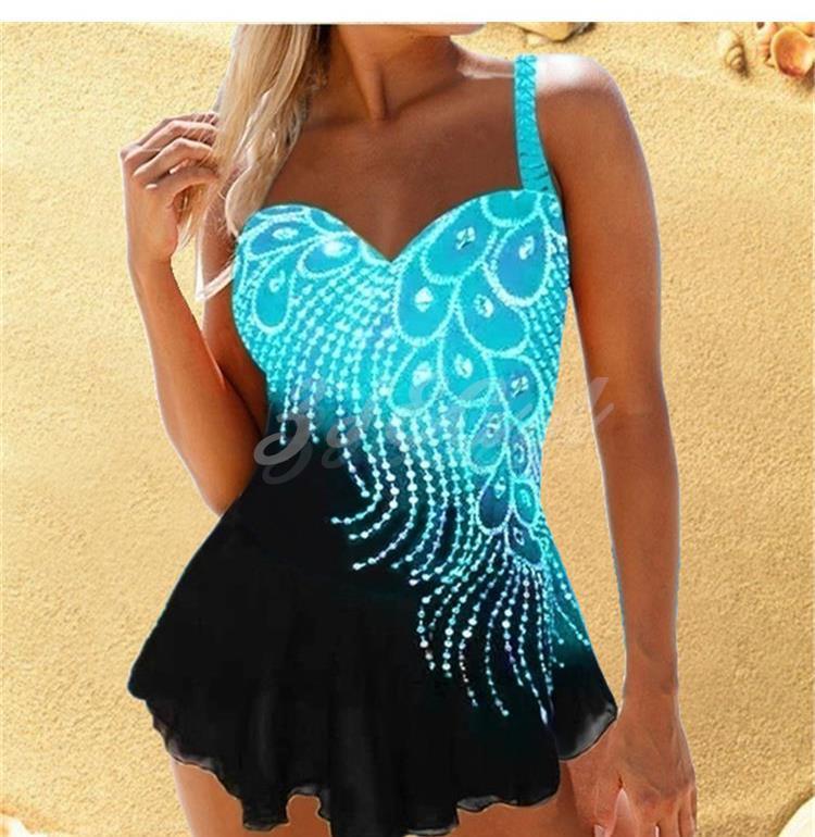 Peacock Me Please 2 Piece Swimsuit