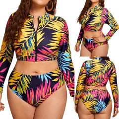 Tropical Love 2 Piece Plus Size Swimsuit