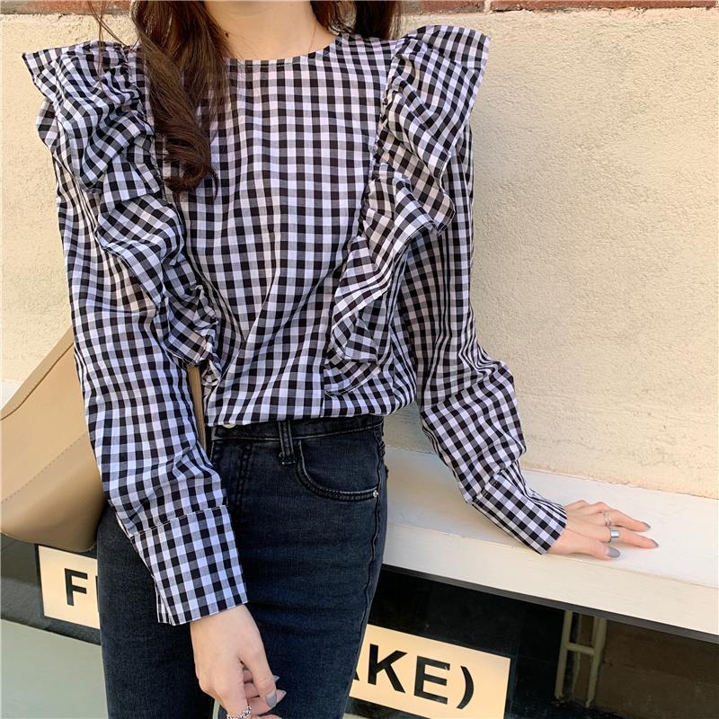 Checker Board Blouse