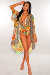 I Can & I Will (2 Piece Floral Swimsuit) - KeepMeDifferent