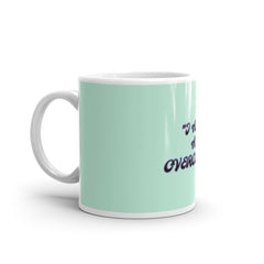 White glossy mug