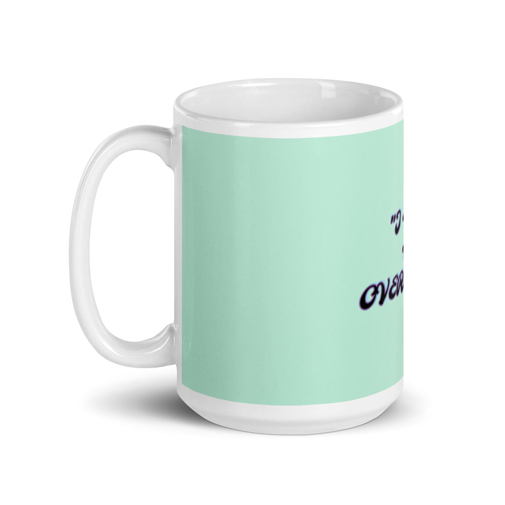 White glossy mug